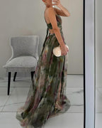 Claudia -™ Encantador vestido largo con estampado floral