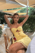 Crystal Blush – Vestido Mini Luna (2 piezas)