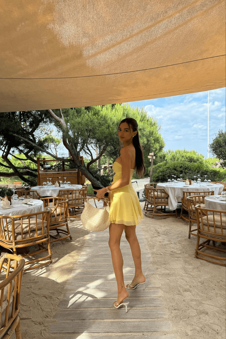 Crystal Blush – Vestido Mini Luna (2 piezas)