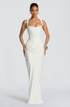 Leonor | Vestido maxi de escote cuadrado