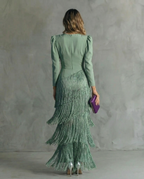 Clara | Vestido elegante de flecos