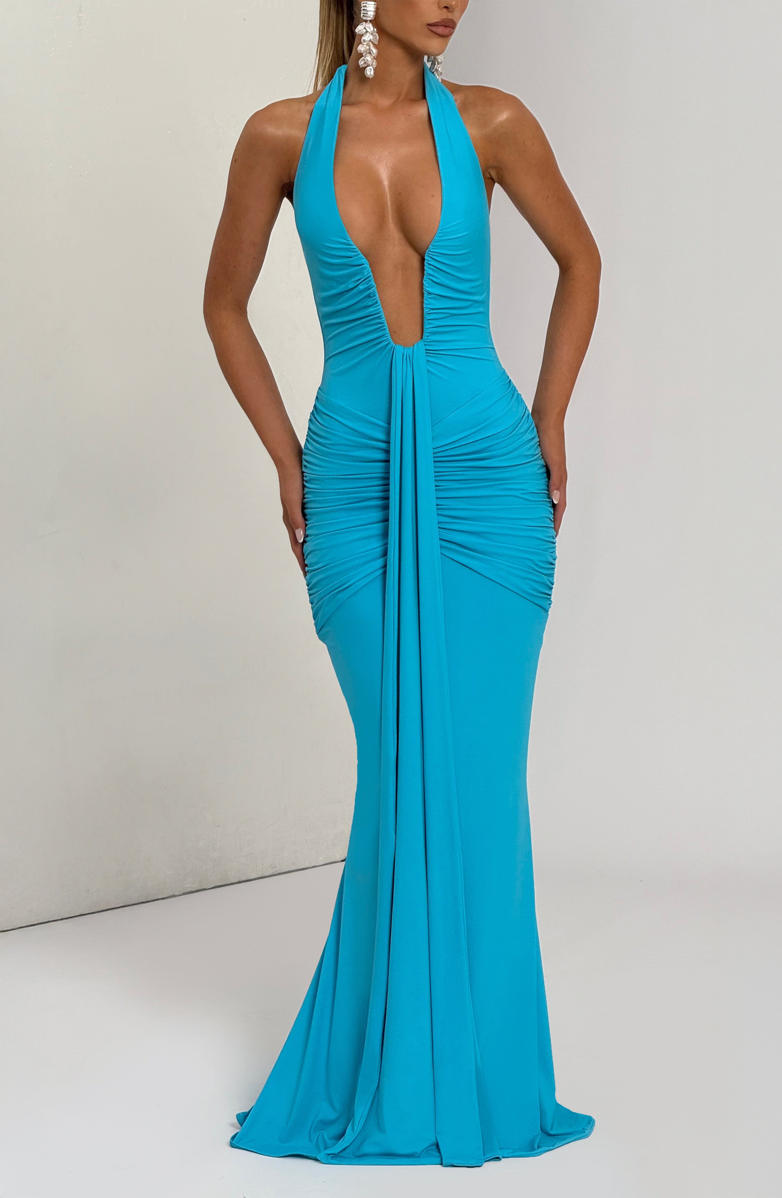 Vestido Rosetta  - Aqua